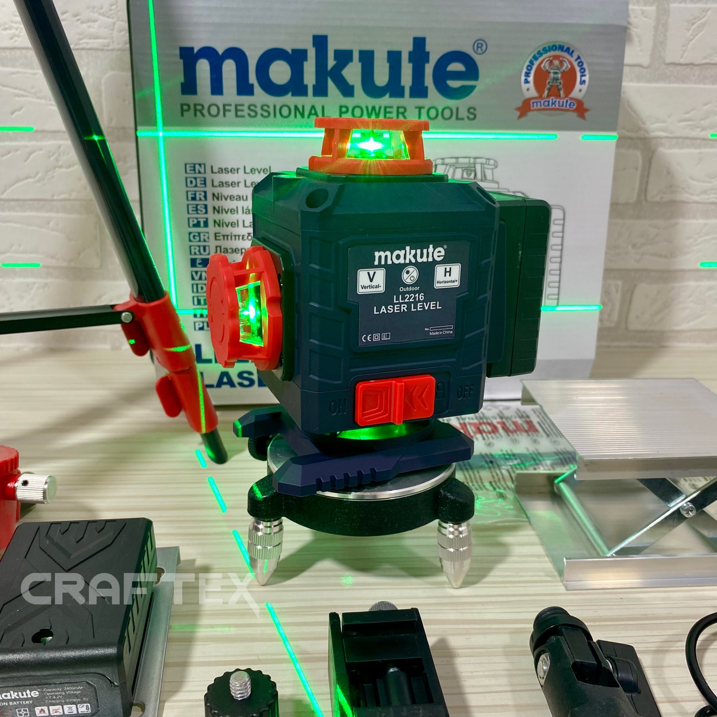 Niveau laser Makute D4 16 Lignes