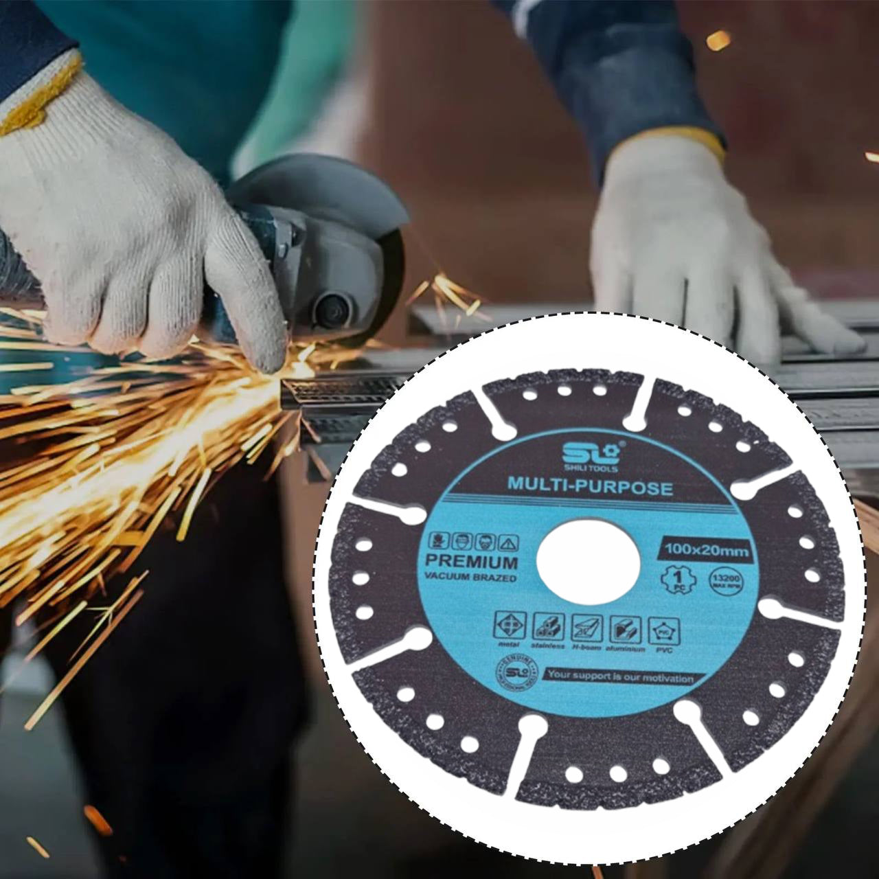 Disque 4 en 1/ 100mm