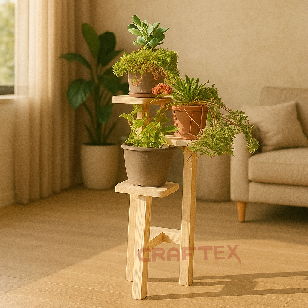 حامل نباتات عصري بـ 3 طوابق