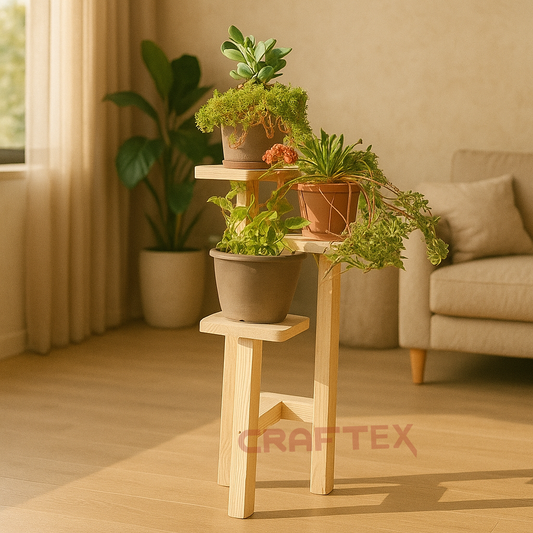 حامل نباتات عصري بـ 3 طوابق